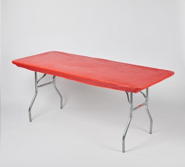Where to rent TABLE COVER 8FT RED in St. Louis MO